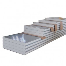 Стеновая сэндвич-панель 50 мм, пенополистирол (ппс), ширина 1190 мм, ТУ, металл 0.5 мм, 8 метров